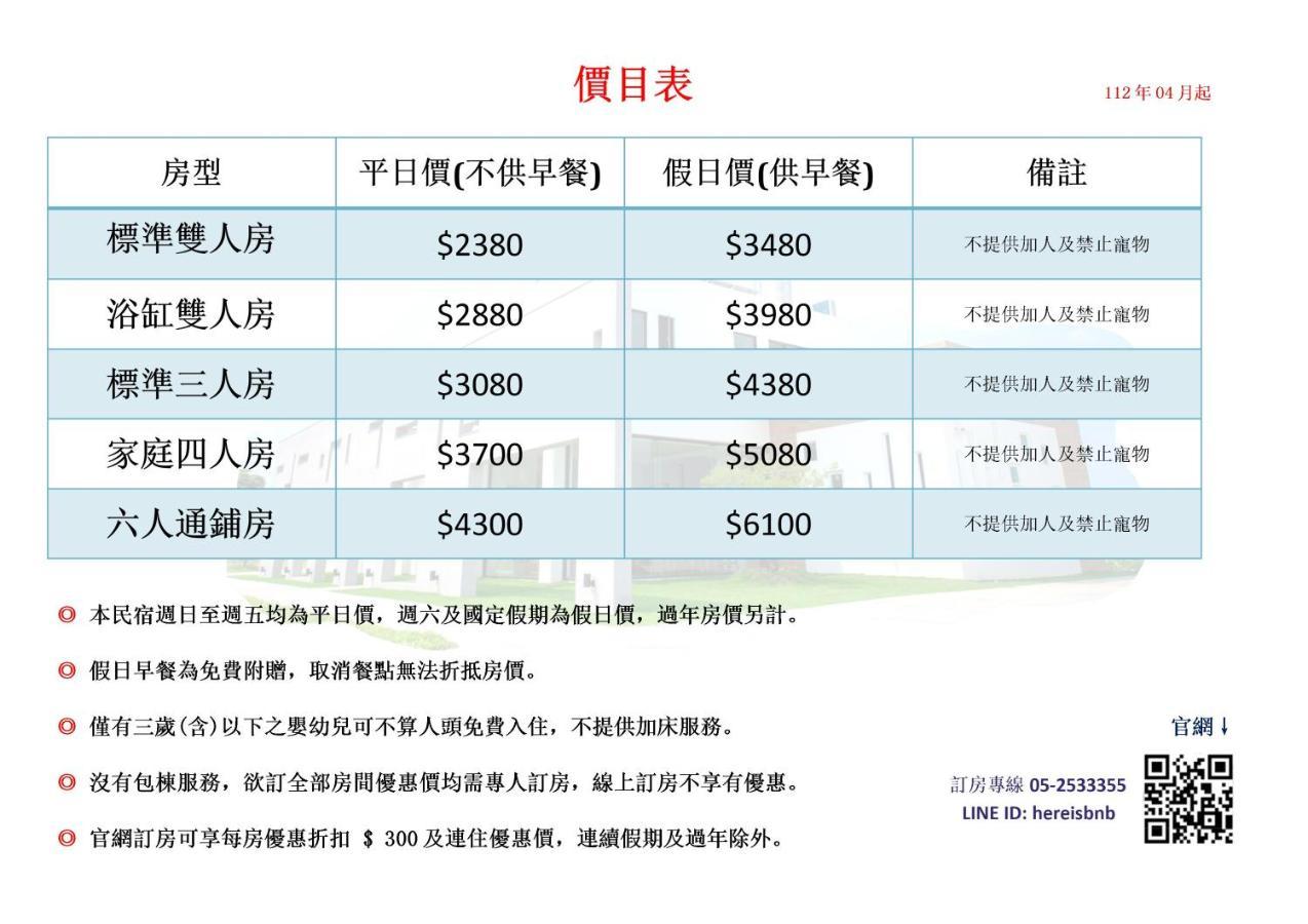 Here Homestay Zhongpu Eksteriør billede